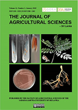 Journal of Agricultural Sciences – Sri Lanka