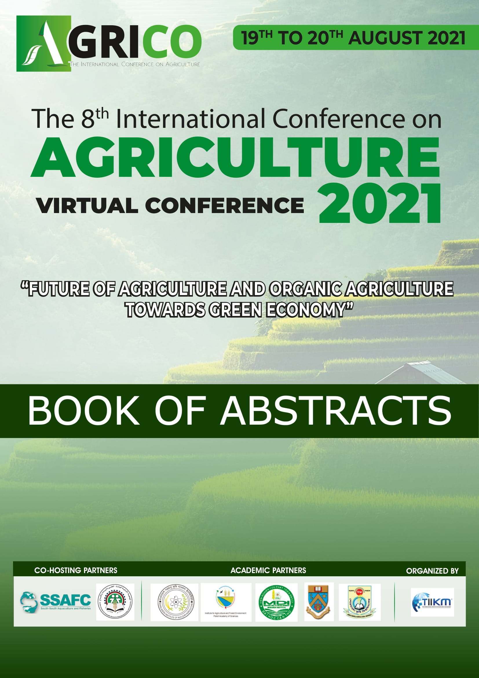 Home The 8th International Conference on Agriculture 2021 (AGRICO 2021)