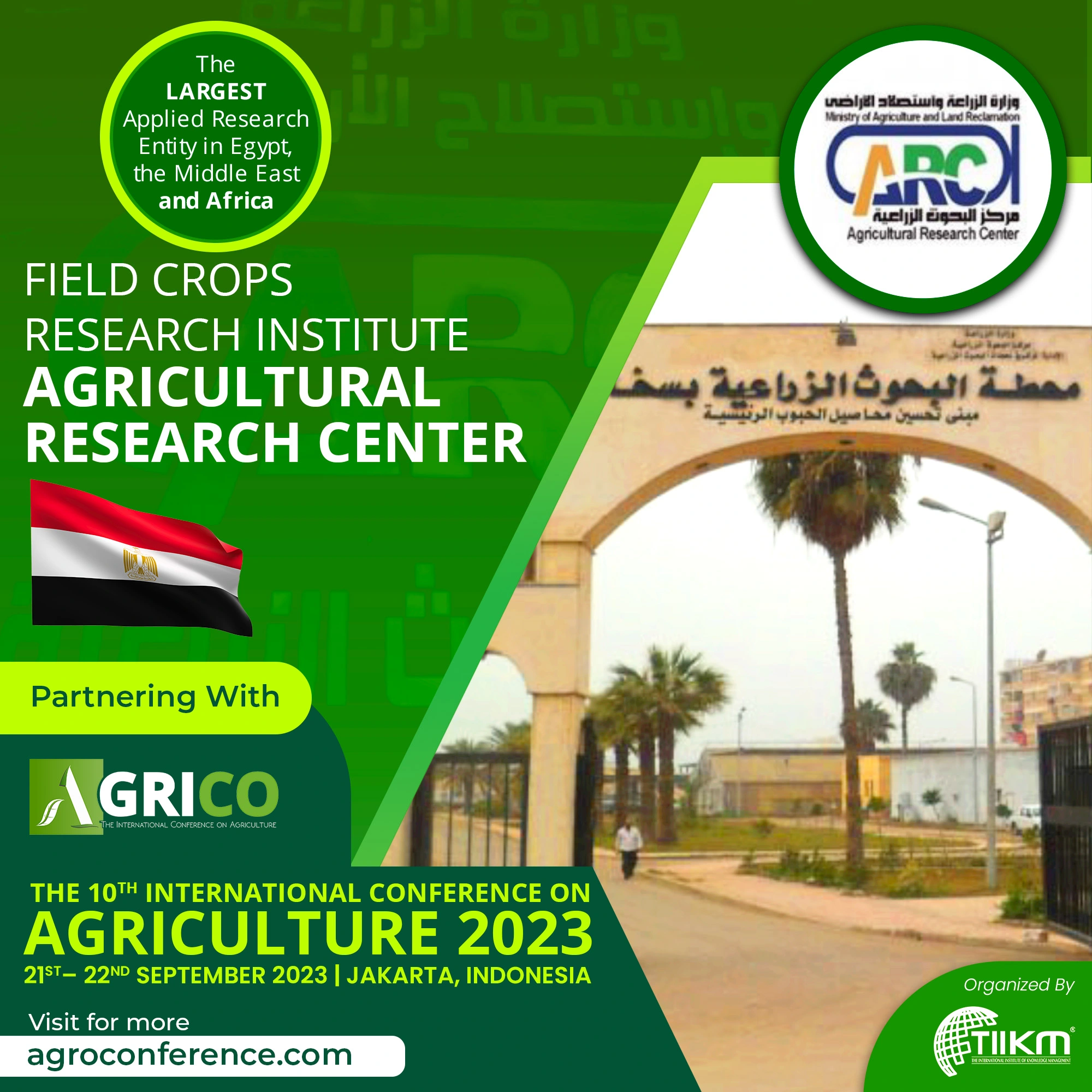 Field Crops Research Institute, Agricultural Research Center, Egypt